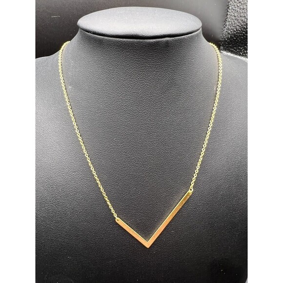 Anthropologie Check Mark Necklace - Picture 3 of 5